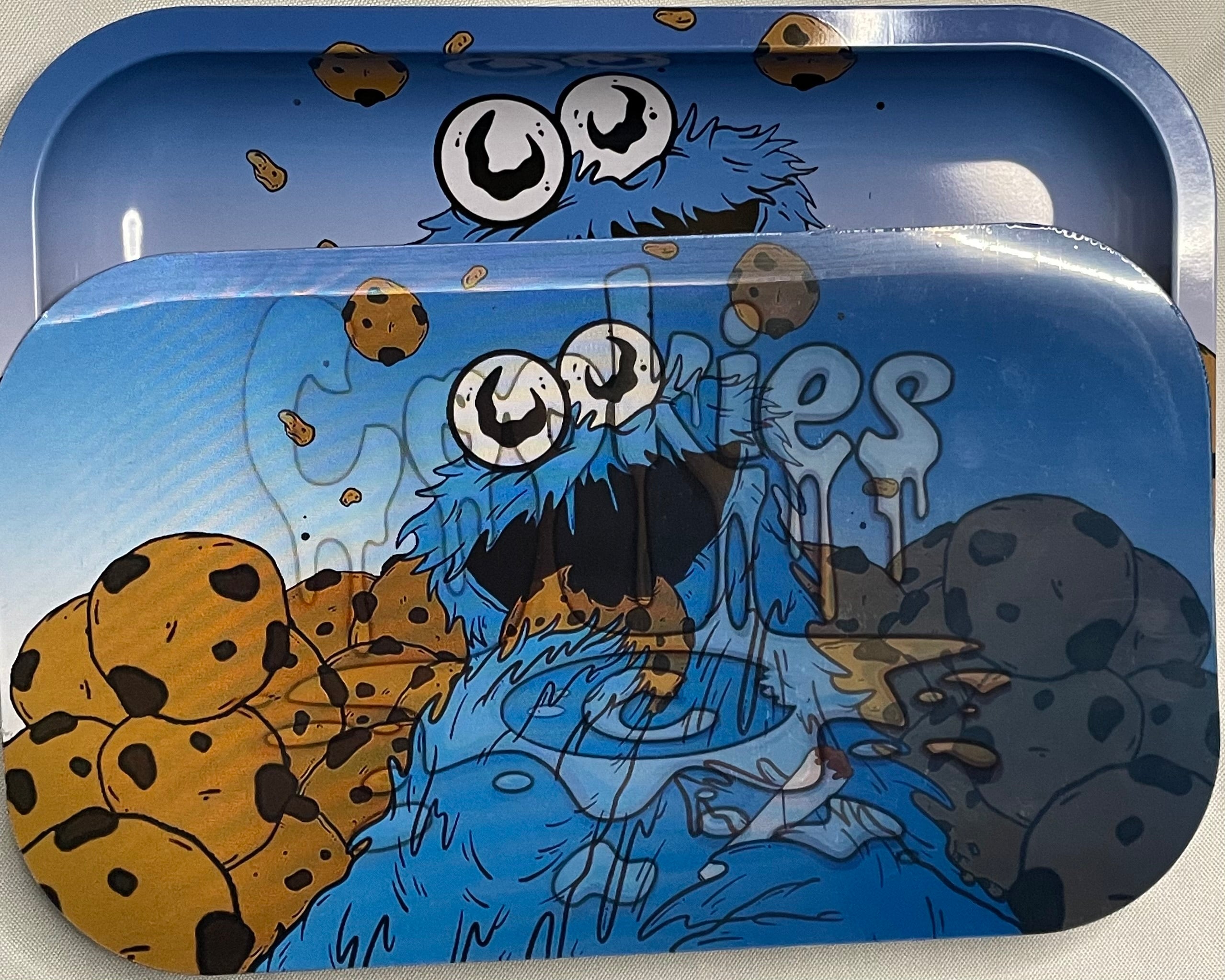 Cookies Large Metal Rolling Tray 