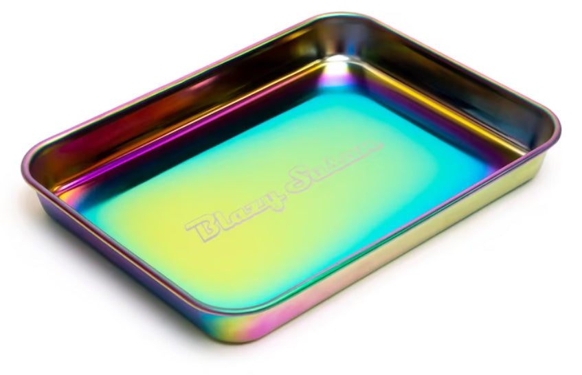 STAINLESS STEEL ROLLING TRAY 7" X 9.25'