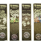 G-ROLLZ Organic Unrefined Extra Thin King Size Rolling Papers.  4 Singles Packs 4 Singles Packs